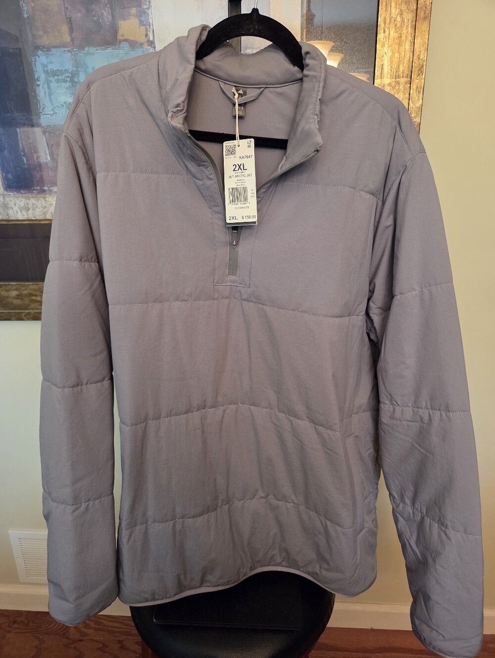 adidas Ultimate365 Arctic Golf Jacket Gray 2XL NWT